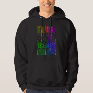 Sudadera Colorido tinte de los lazos directo fuera de la gu