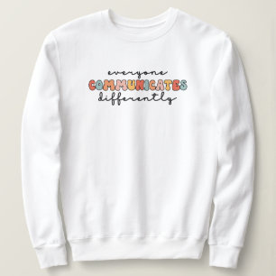 Sudadera Colorido, todos se comunican de forma diferente