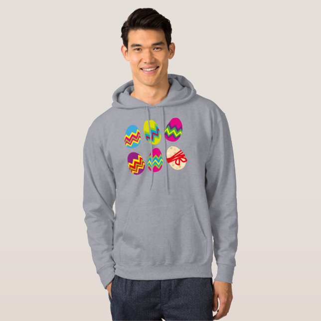 Sudadera coloridos huevos de Pascua (Anverso completo)