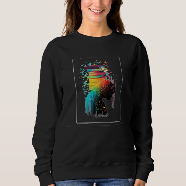 Sudadera Colors Books with Girl (Anverso)