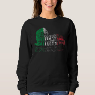 Sudadera Colosseo Roma Orgullo de la Bandera Italiana