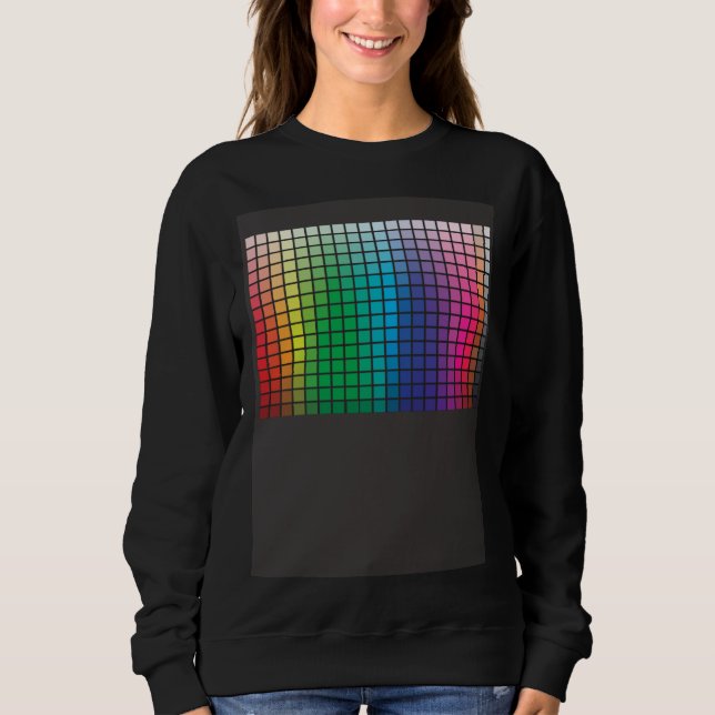 Sudadera colour chart colourful colours shades (Anverso)