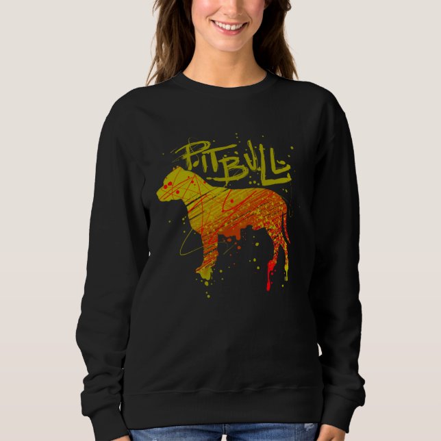 Sudadera Colourful Pitbull (Anverso)