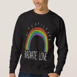 Sudadera Colourful Rainbow T Radiate Positivity Motivation