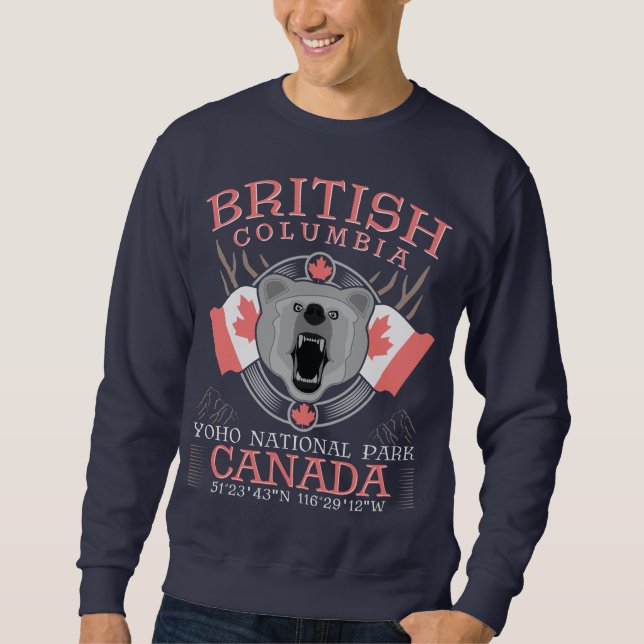 SUDADERA COLUMBIA BRITÁNICA CANADÁ - PARQUE NACIONAL DE YOH (Anverso)