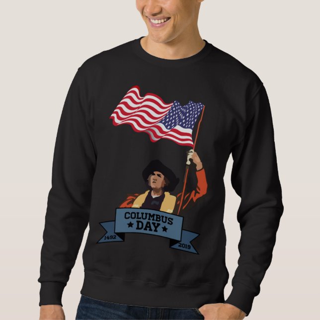 Sudadera Columbus Day (Anverso)