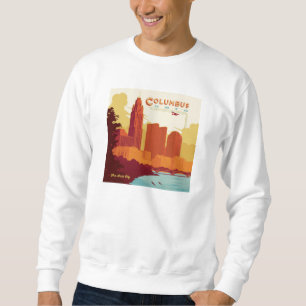 Sudadera Columbus Ohio   Ciudad del Arco