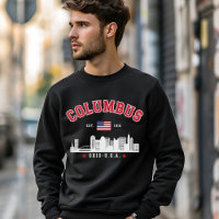 Columbus Ohio Skyline Illustration