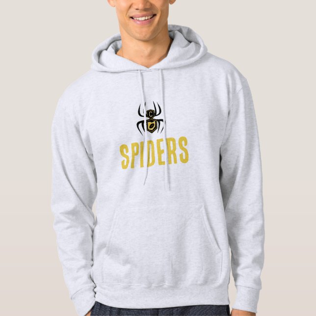 Sudadera Columbus Spiders White Hoodie (Anverso)