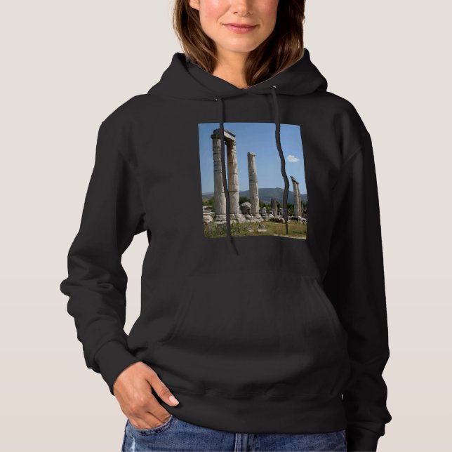 Sudadera Columnas Iónicas Del Templo De Afrodita Afrodisi (Anverso)