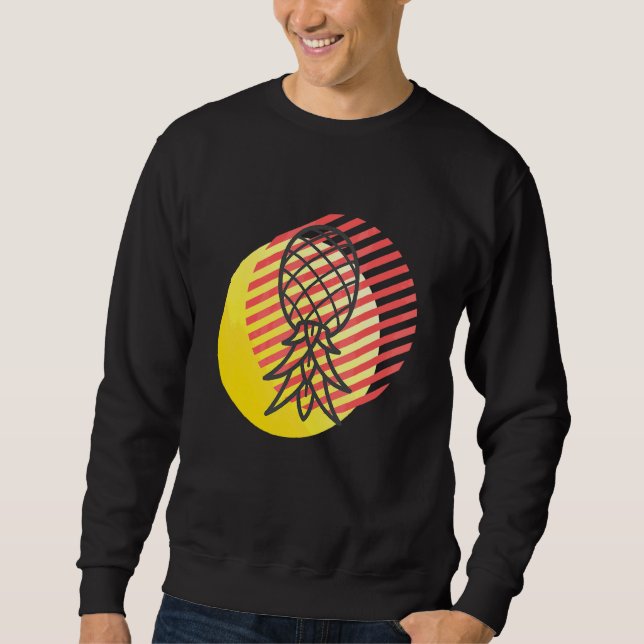 Sudadera Columpios de piña al revés retro  1 (Anverso)