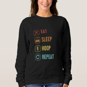 Sudadera Coma el colector de espera de espera de repetición