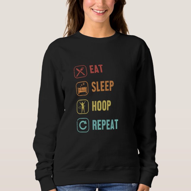 Sudadera Coma el colector de espera de espera de repetición (Anverso)