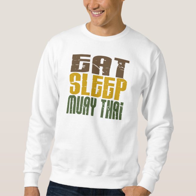 Sudadera Coma el sueño Muay 1 tailandés (Anverso)