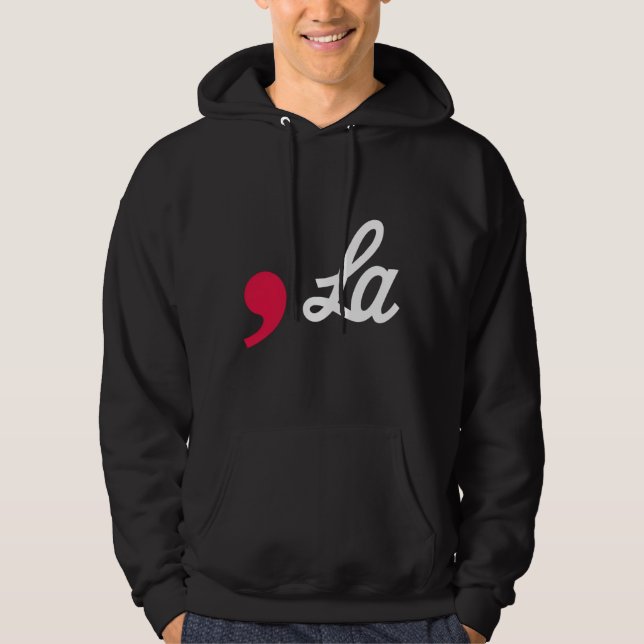 Sudadera Coma La Puntuación Divertida Kamala Harris (Anverso)
