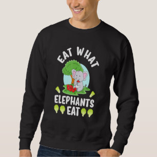 Sudadera Coma lo que comen los elefantes