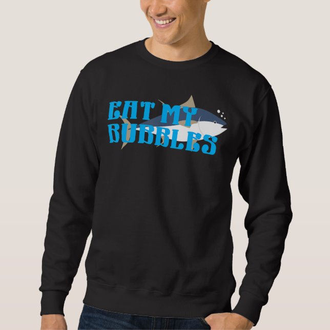 Sudadera Coma Mis Burbujas Bañarse Conoce A Swim Team Swim  (Anverso)