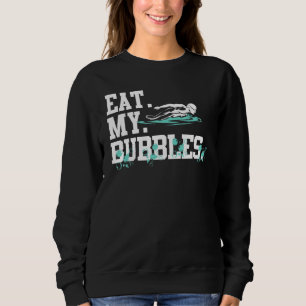 Sudadera Coma Mis Burbujas Swimmer Equipo Swimmer Para Homb