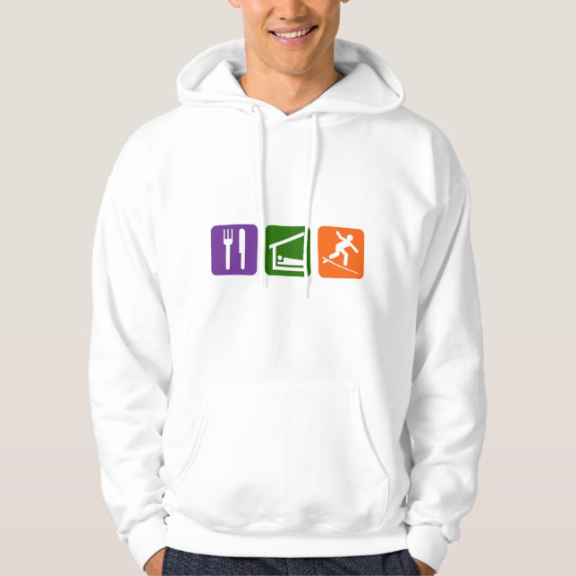Sudadera Coma practicar surf del sueño (Anverso)