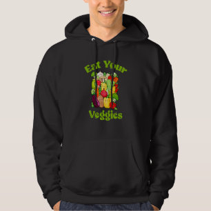 Sudadera Coma tu Vegetales Retro 90 Estilo Vegetable Vegeta