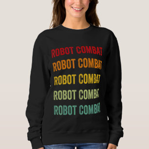 Sudadera Combate de Robot Diseño de Arcoíris para Aficionad