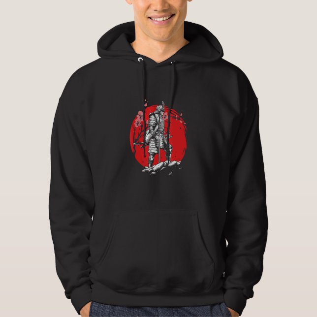 Sudadera Combatiente samurai japonés contra artes marciales (Anverso)