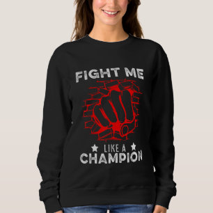 Sudadera Combatir el Kickboxing Boxing Combate Artes Marcia