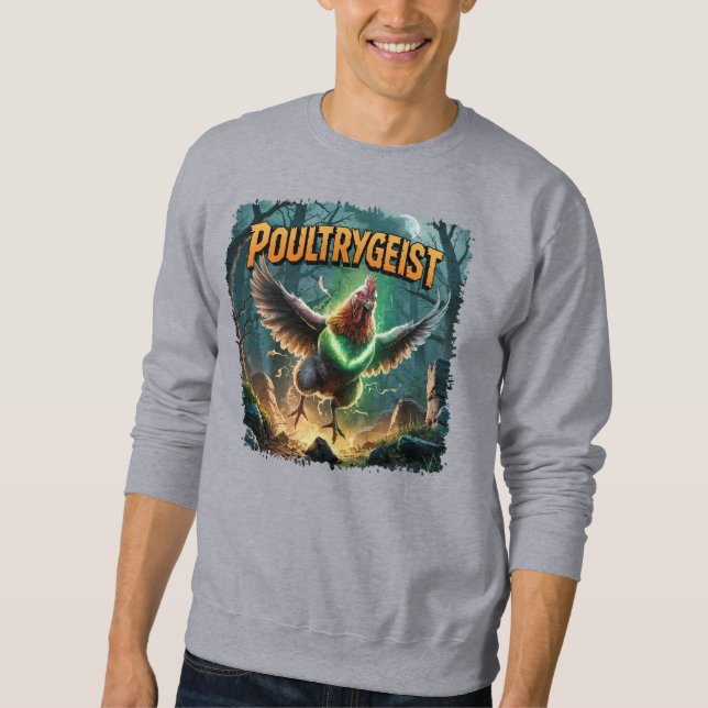 Sudadera Combo Creature de Ilustracion de aves de corral (Anverso)