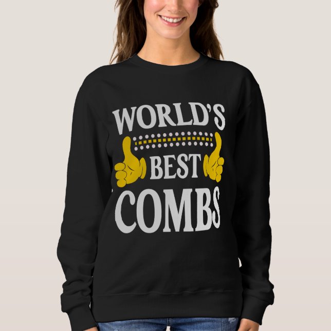 Sudadera Combs Apellido Funny Team Family Apellido World (Anverso)
