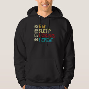 Sudadera Come Dormir Boxeo Repetir Hombre Boxeo Guantes C