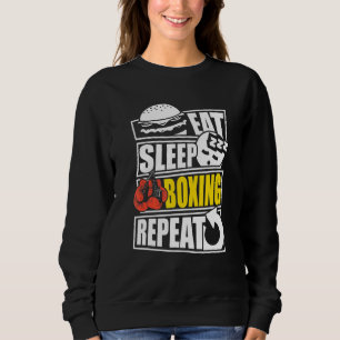 Sudadera Come Dormir Boxeo Repetir jugador o entrenador