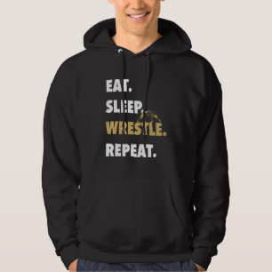 Sudadera Come Dormir Luchar Repetir Divertido Lucha Libre P