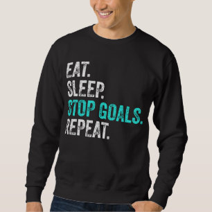 Sudadera Come Dormir Parar Metas Repetir - Regalo para Port