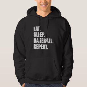 Sudadera Come. Duerme. Bola de béisbol. Repite. Béisbol div