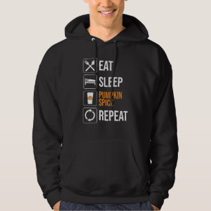 Sudadera Come. Duerme. Mezcla de especias. Repite