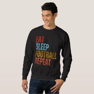 SUDADERA COME FOOTBALL DORMIR REPETIR