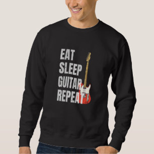 Sudadera Come Guitarra Dormir Repetir Guitarrista Guitarris