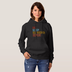 SUDADERA COME HOCKEY SOBRE HIELO DORMIR REPETIR