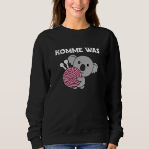 Sudadera Come On What Wool Knit Cute Koala With Wool