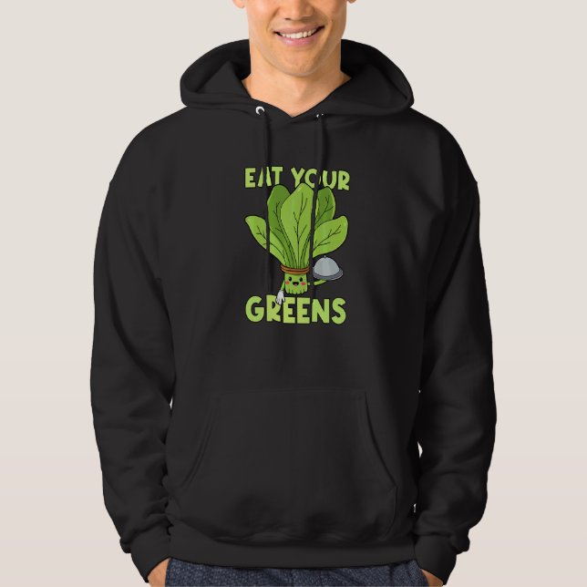 Sudadera Come Your Greens Kale Spinach (Anverso)