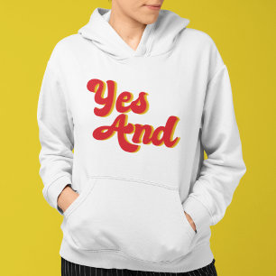 Sudadera Comediante De Yes And Improv Comedy