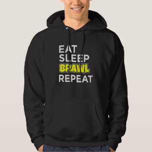Sudadera Comer Brawl Sleep Repetir Gaming Gaming Brawaph