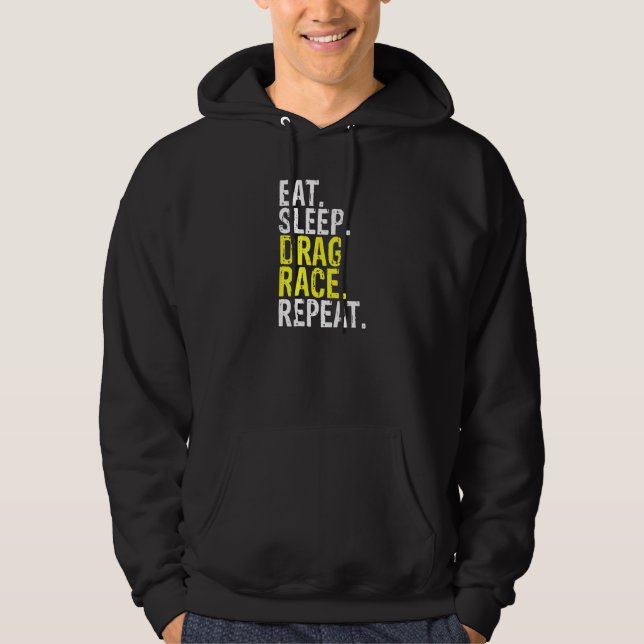 Sudadera Comer Carreras de repetición de la carrera de arra (Anverso)