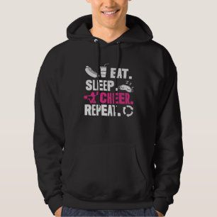 Sudadera Comer Dormir Aplaudir Por Porristas Animadoras Chi