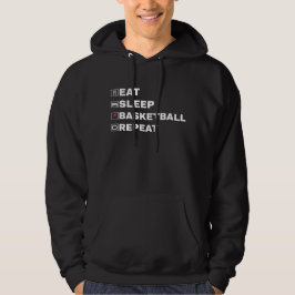Sudadera Comer dormir baloncesto repetir