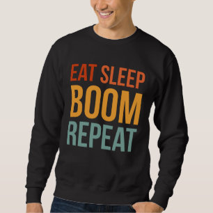 Sudadera Comer Dormir Boom Repetir Caza de Patos