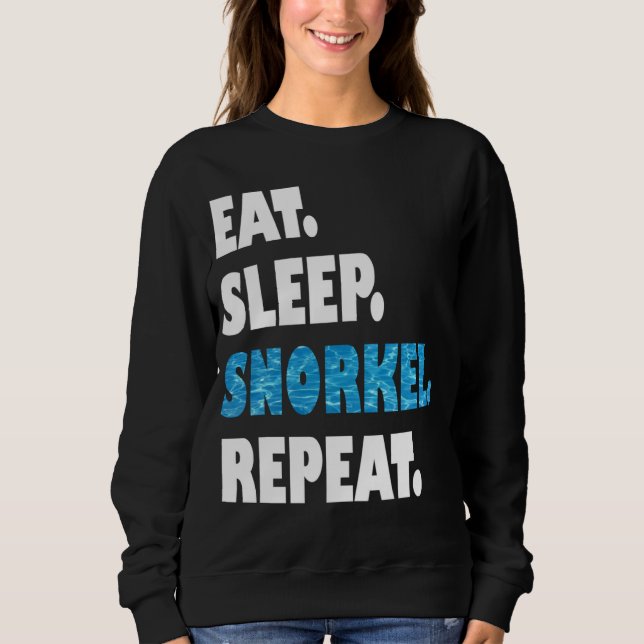 Sudadera Comer Dormir Bucear Repetir (Anverso)