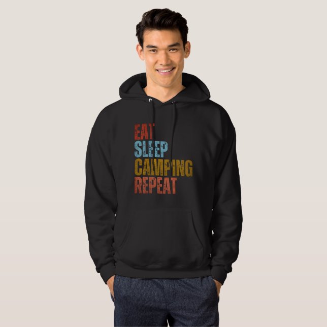 SUDADERA COMER DORMIR CAMPAMENTO REPETIR (Anverso completo)