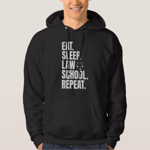 Sudadera Comer Dormir Facultad de Derecho Repetir Diariamen