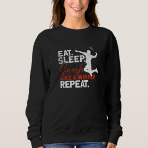 Sudadera Comer Dormir Golpear Como Un Ganador Repetir Bádm